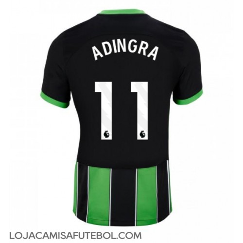 Camisa de Futebol Brighton Simon Adingra #11 Equipamento Alternativo 2024-25 Manga Curta